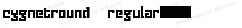 cygnetround regular字体转换